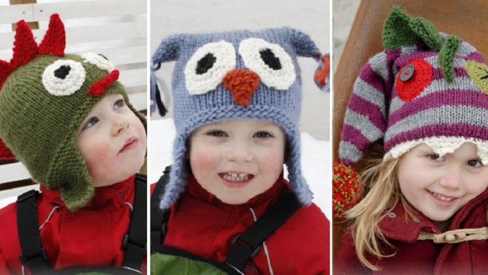 15 Patrons gratuits et en français de chapeaux pour enfants à faire au tricot ou au crochet! 