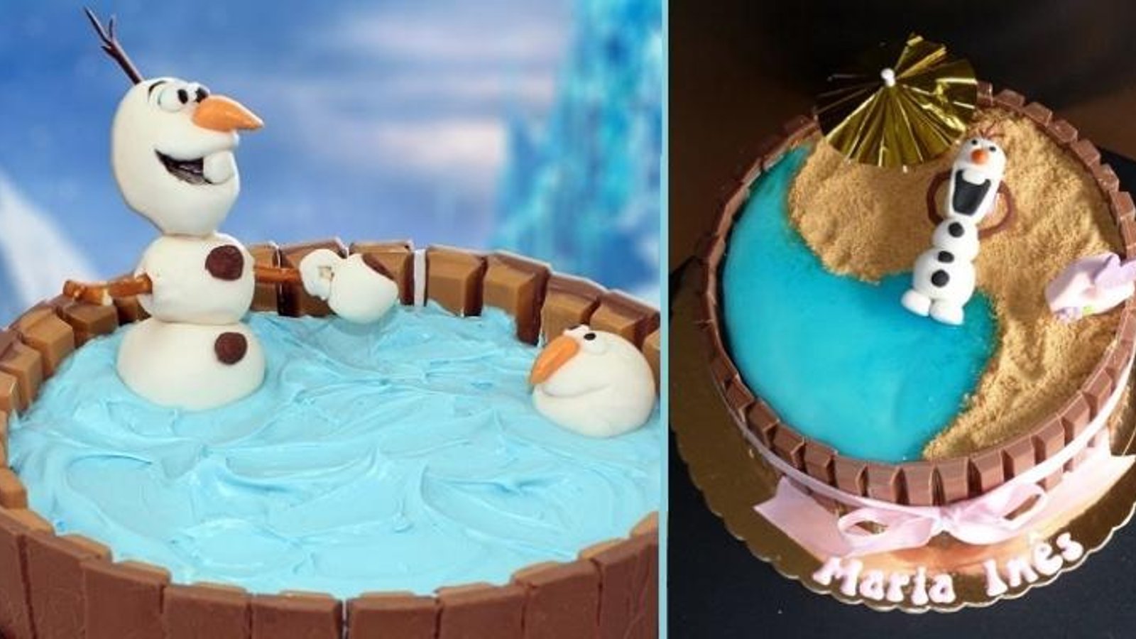 Comment faire le plus facile et le plus amusant gâteau d'Olaf! PLUS 3 autres modèles à voir 