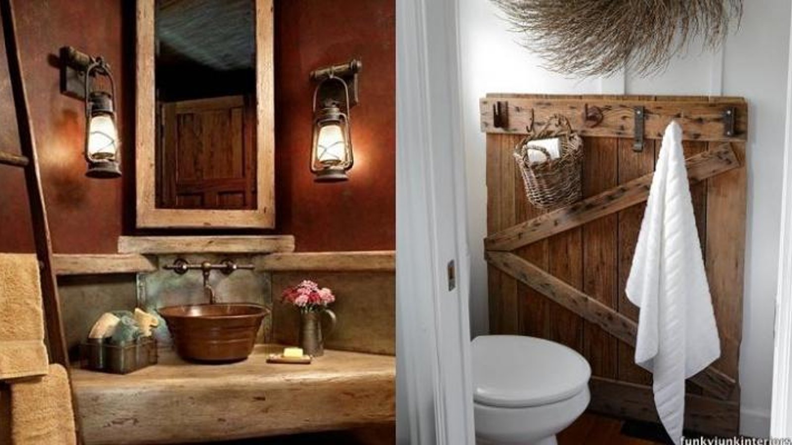 Plus de 35 photos pour vous inspirer une salle de bain rustique!