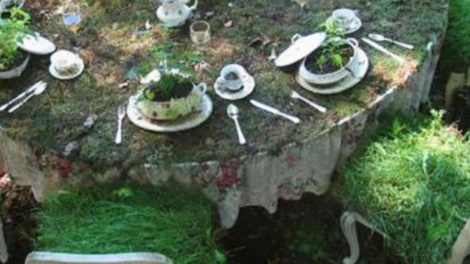 Cette table à manger est installée pendant des mois dans le jardin! Aujourd'hui? Elle est magnifique! 