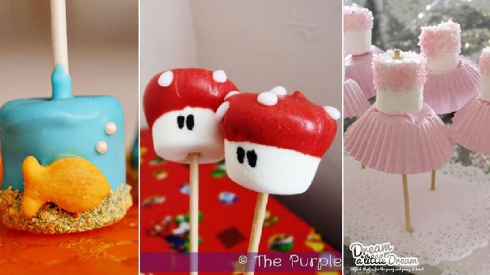 22 idées de Marshmallow Pops à concocter pour les fêtes d'enfants! 