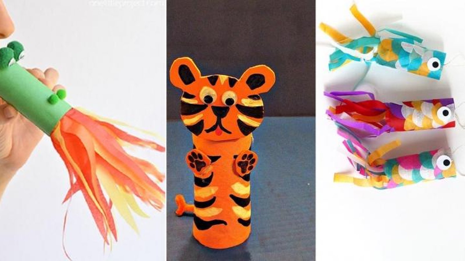 10  Superbes bricolages à faire avec les enfants! Avec des rouleaux de papier! 
