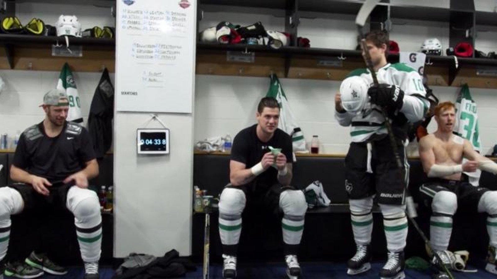 Behind the scenes look at the pre-game rituals for all four remaining playoff teams.