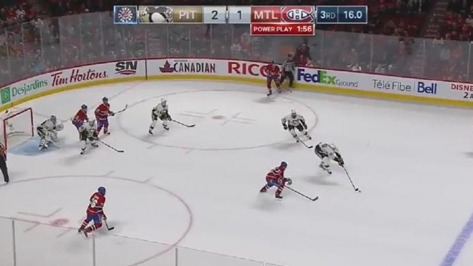 Great defensive awareness finishes off the Canadiens!