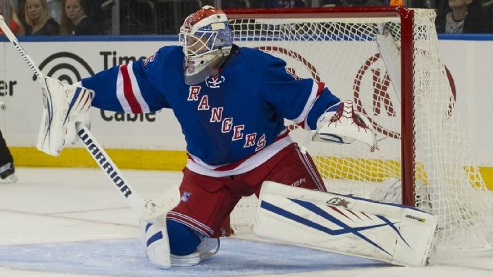 The Rangers make a roster move after injury to Henrik Lundqvist.