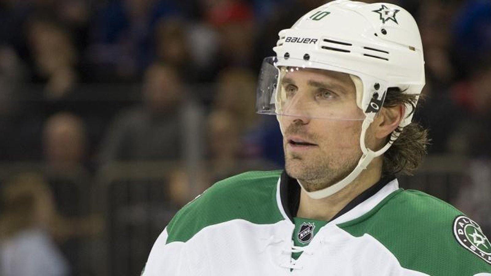 Patrick Sharp talks his first game back in Chicago.