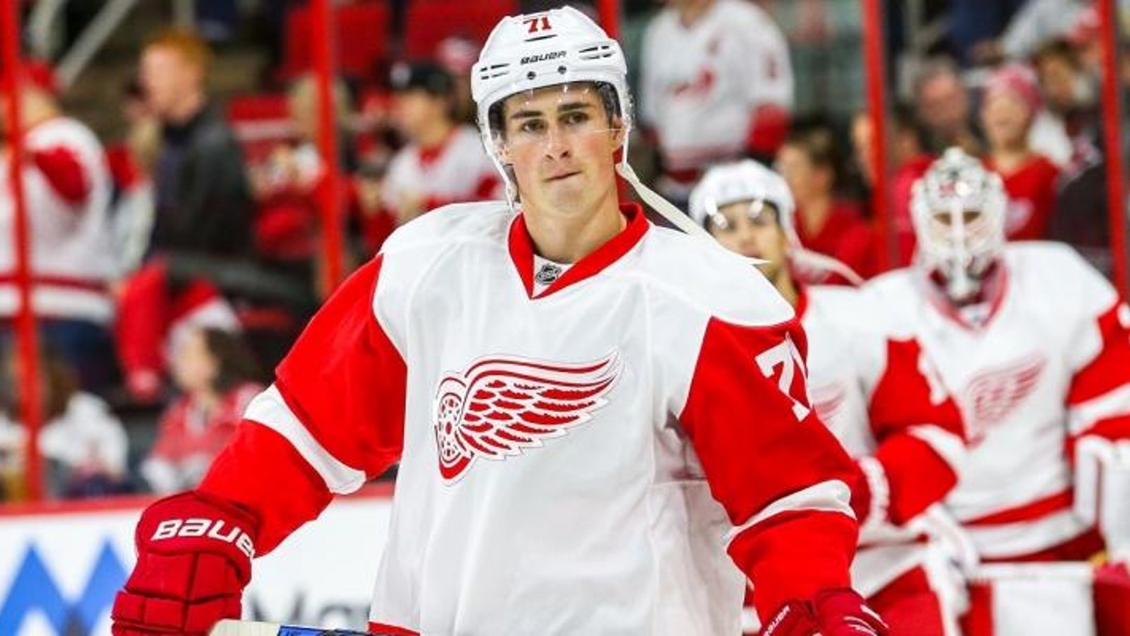 Dylan Larkin has just set a new record in the skills competition.