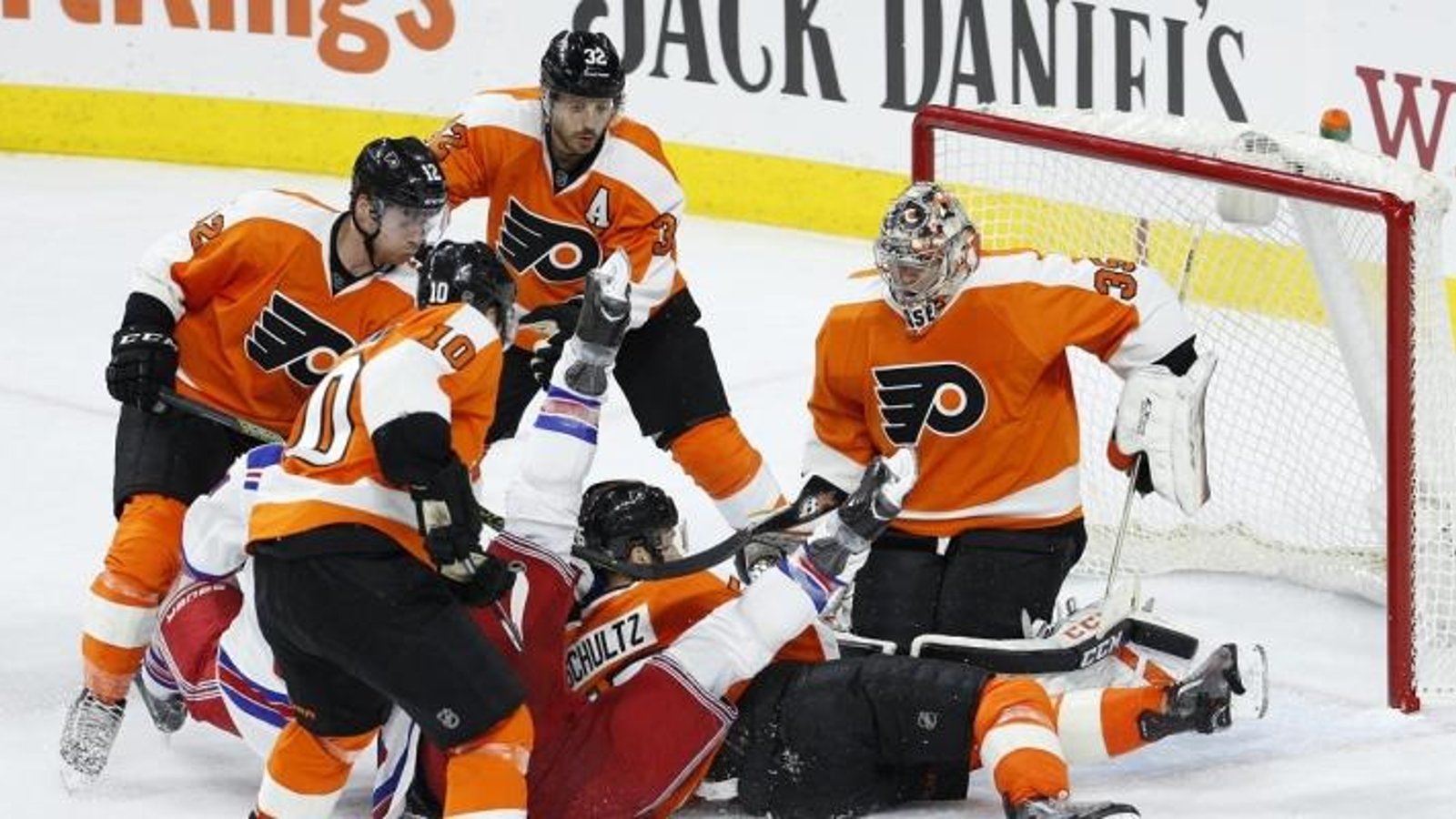 The Flyers were in fact hiding something yesterday, an injury to a core player.
