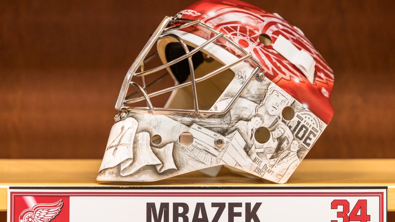 Mrazek Pays Tribute To Red Wings Legends