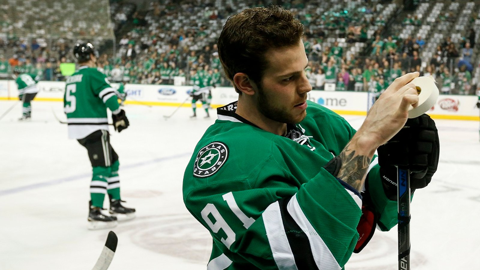 Report: Update on Tyler Seguin after he was unable to practice yesterday.