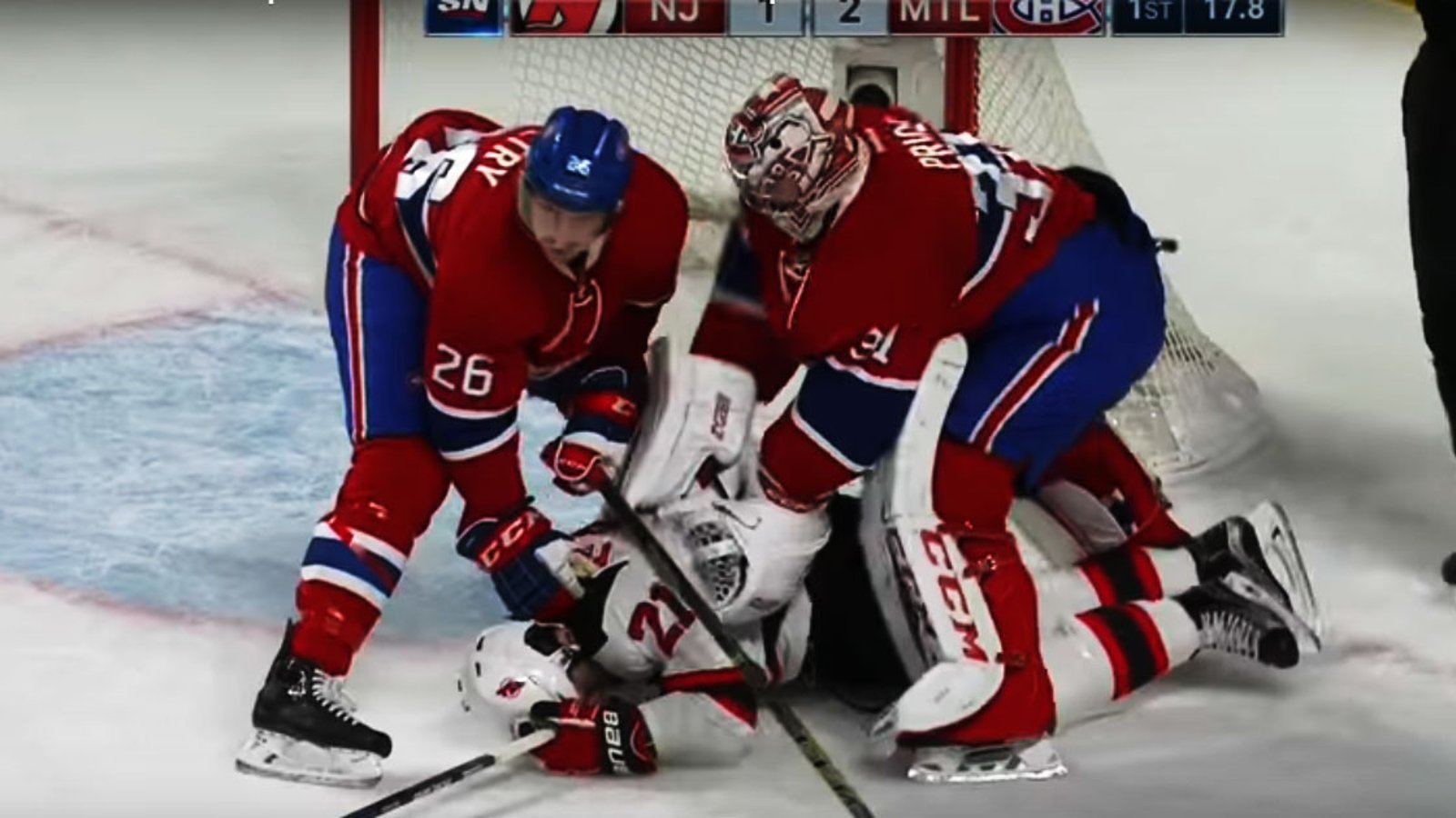 Surprising reaction from Cory Schneider following Carey Price meltdown!