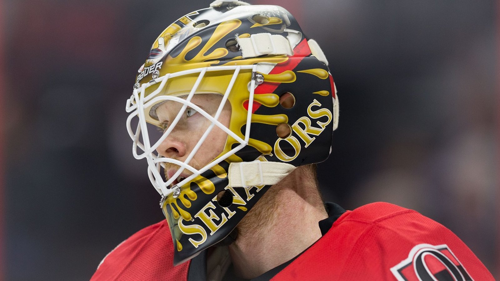 NHL goalie making his 8th straight start fter being waived by two teams this season.