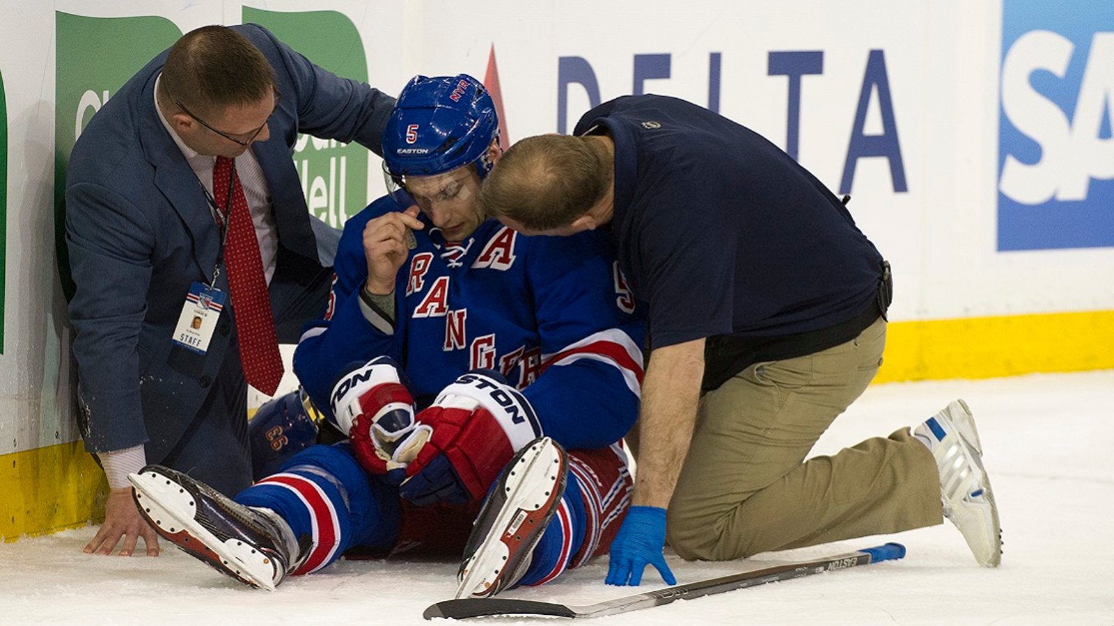 Injury to Dan Girardi could drastically alter Ranger plans for a trade.