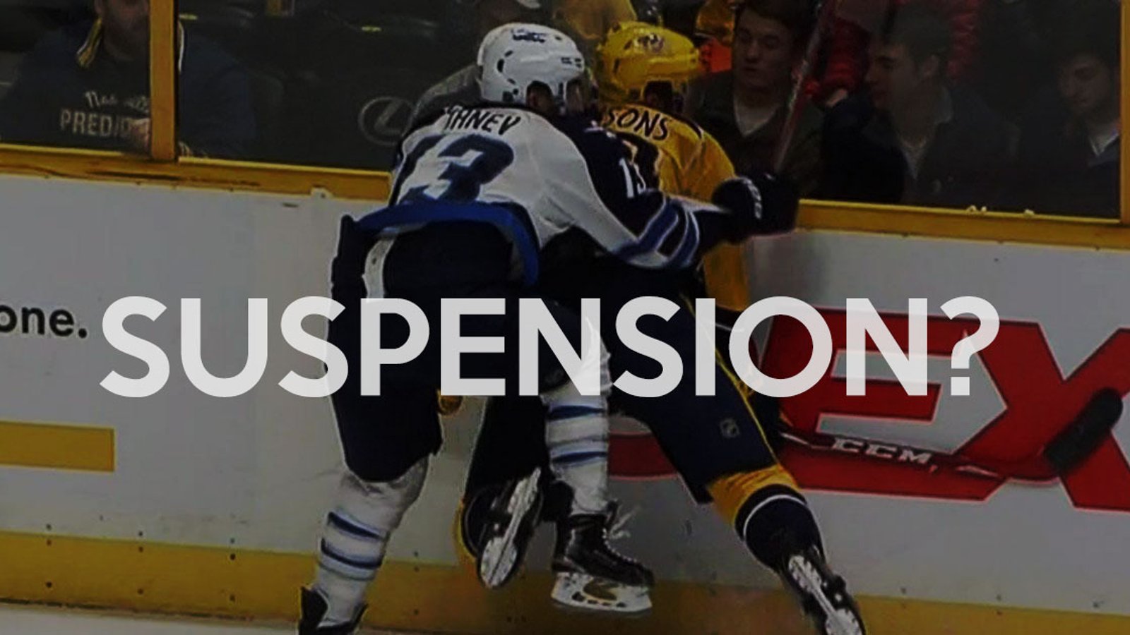 Tanev lays a nasty hit, suspension worthy?