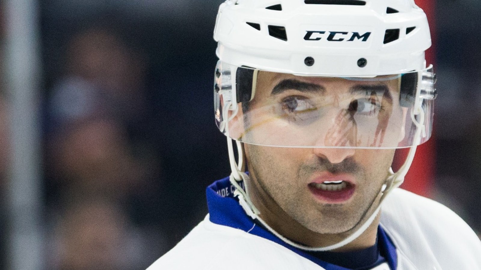 Nazem Kadri laughs at threats from player he laid big hit on.