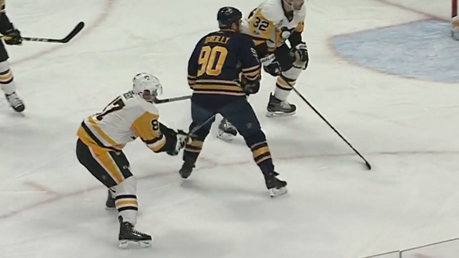 Crosby delivers one of the most blatant cheap shots of the NHL season.