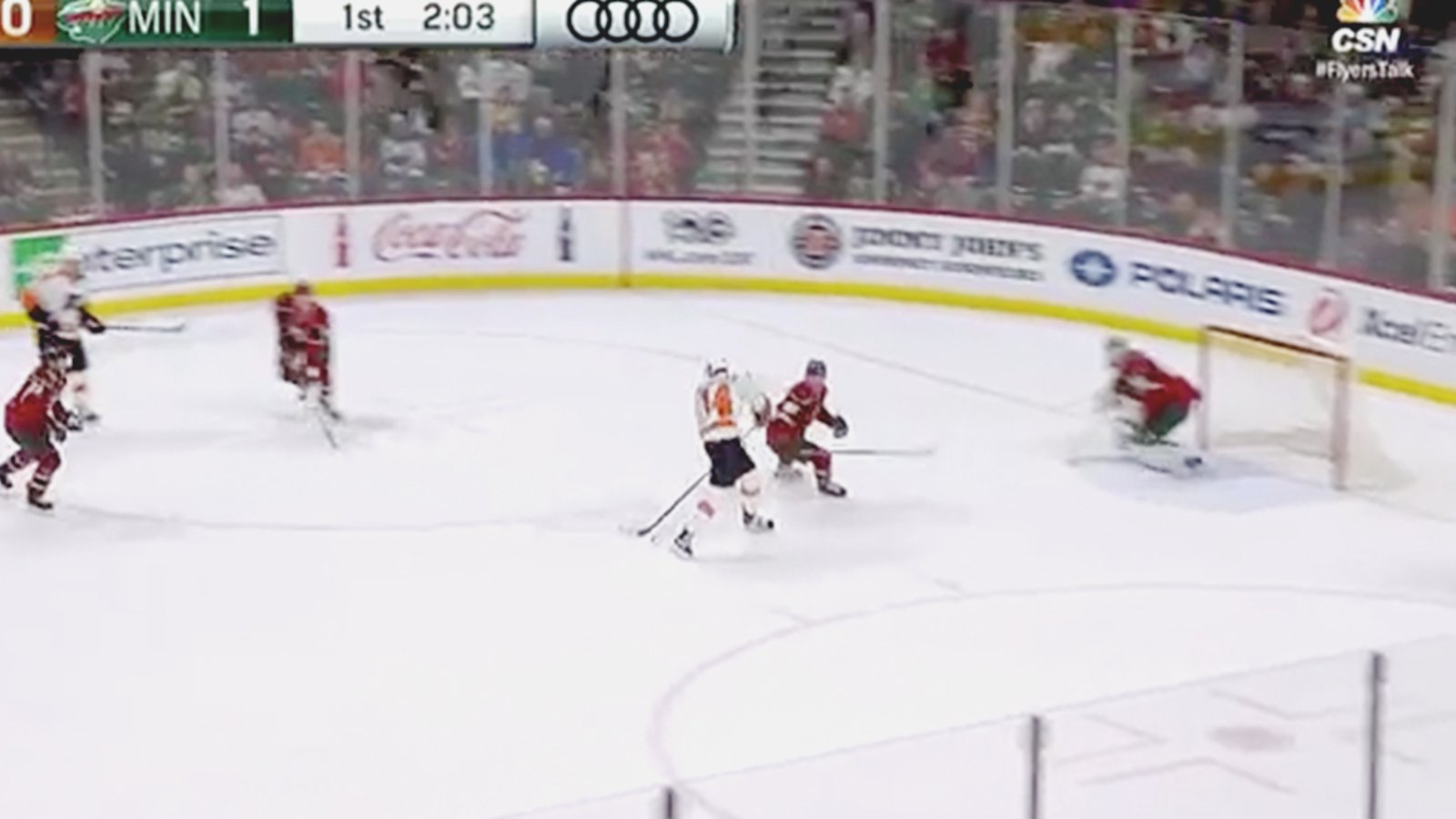MUST SEE: Couturier’s slick goal after sweeping the puck between his legs.