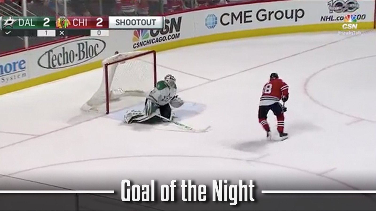 MUST  SEE: Goal of the Night - Patrick Kane incredible dekes.