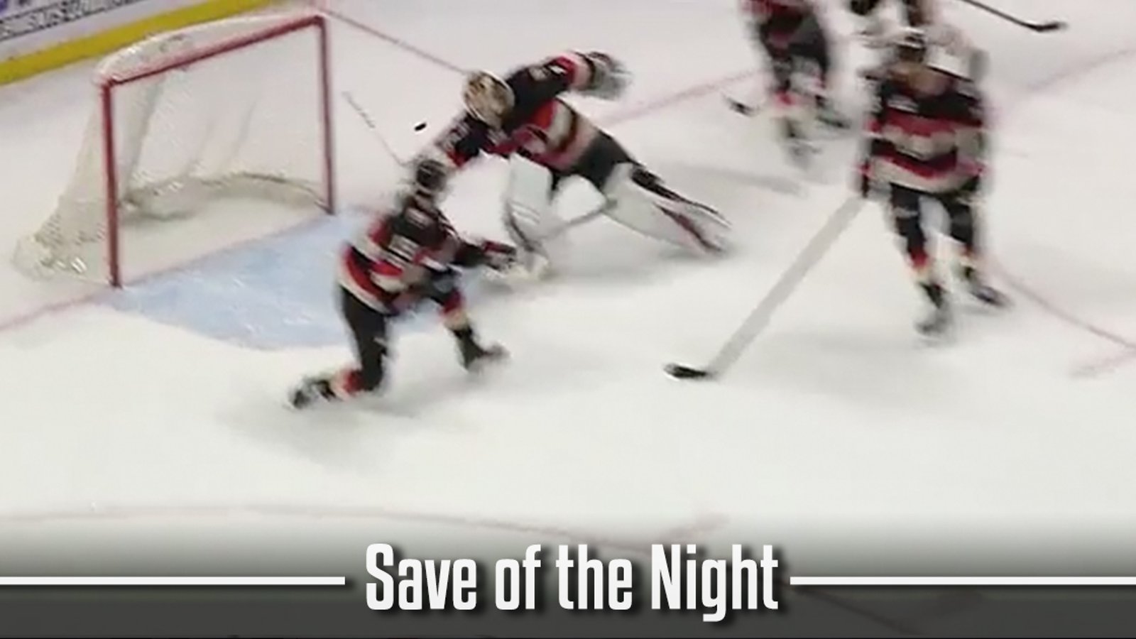 MUST SEE: Save of the Night - Mike Condon uses his stick to knock the shot away!