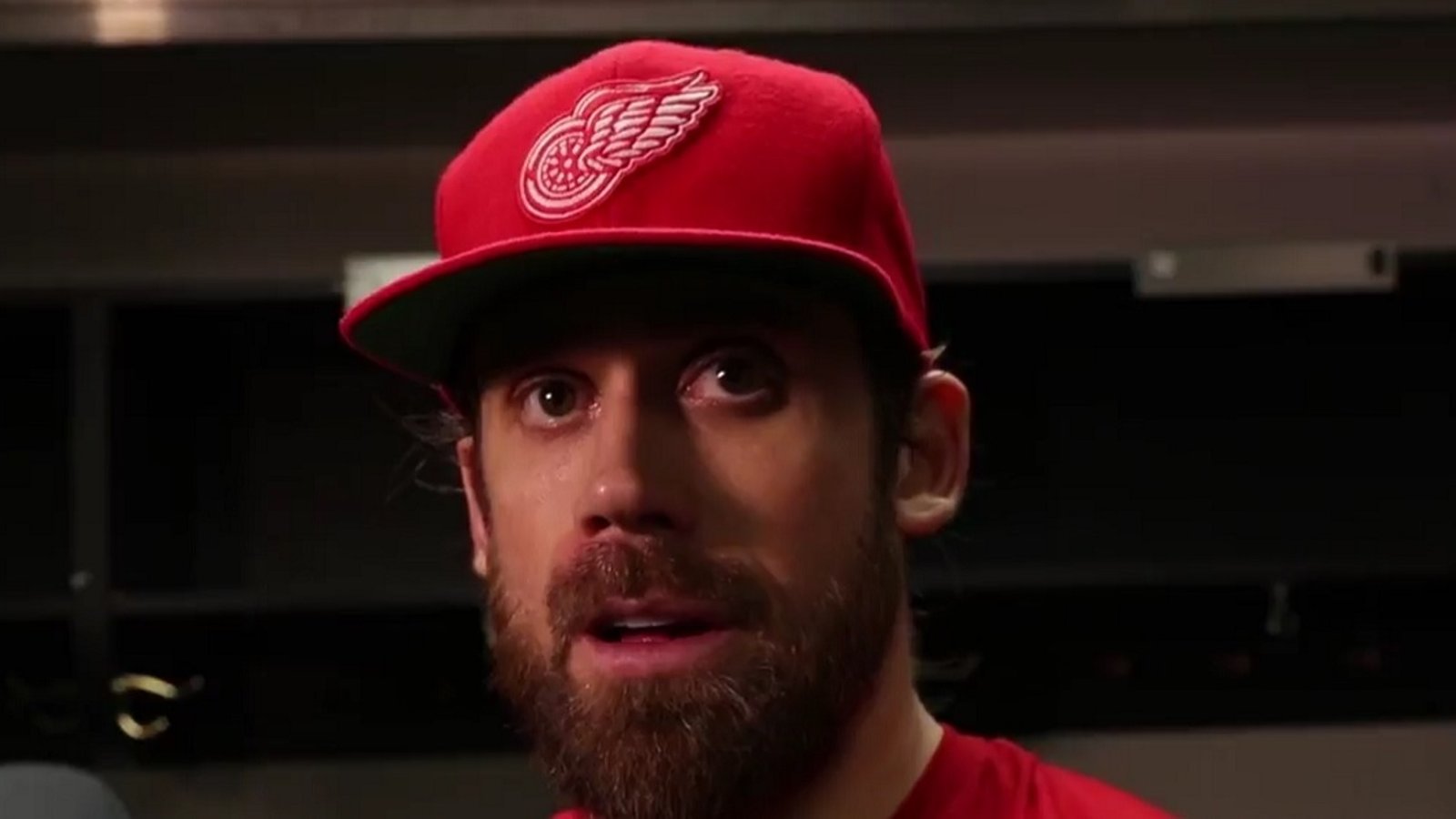 Breaking: An extremely emotional Zetterberg speaks to the media.