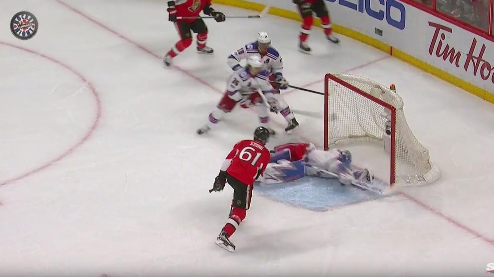 Lundqvist with the absolute steal on Stone! 