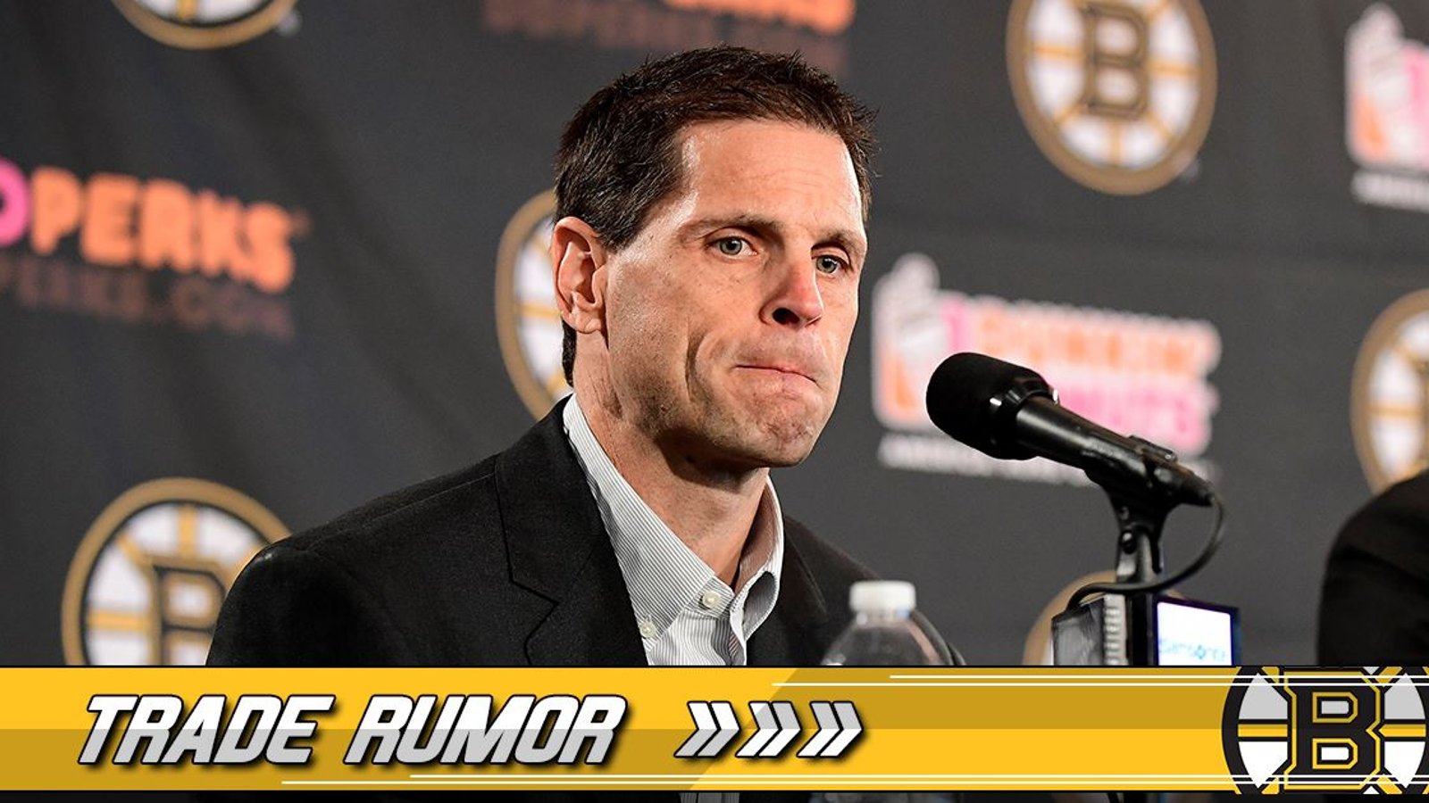 Breaking: Bruins entertaining trade offers, three teams rumored to be involved.