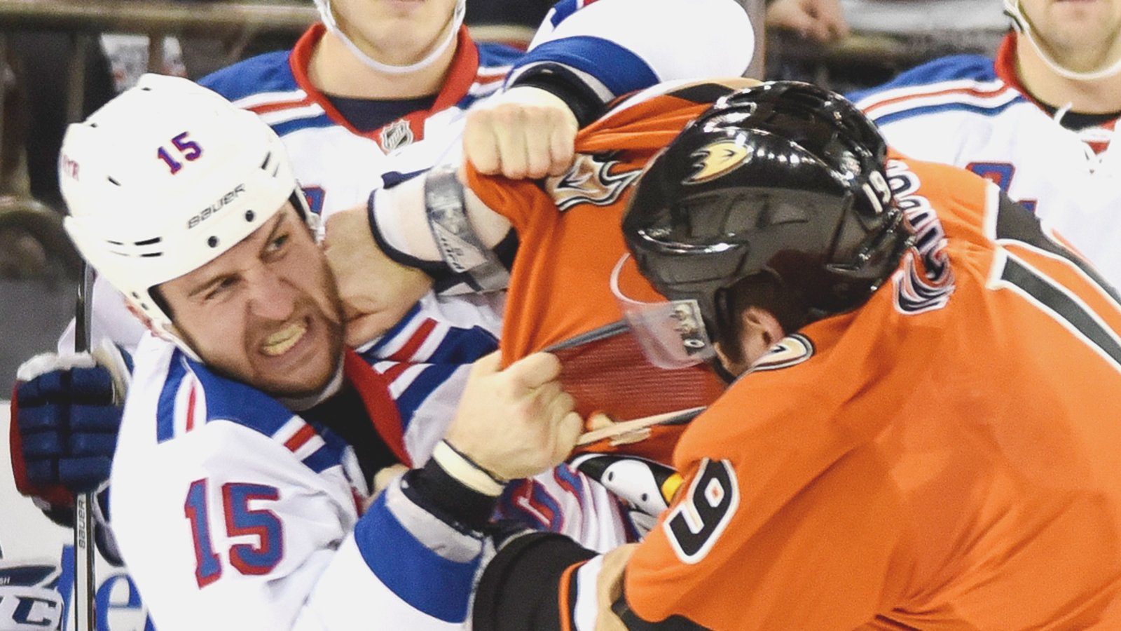 Reporters asked Rangers head coach if Tanner Glass is allowed to fight prior elimination game.