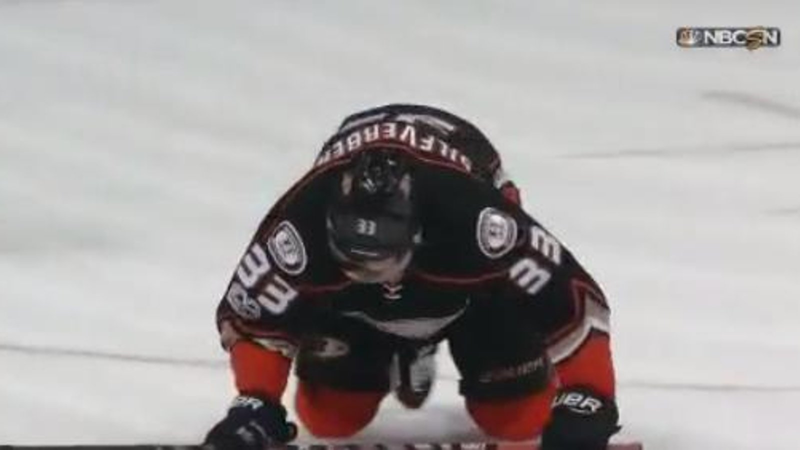 Silfverberg received a disgusting cheap shot that went unnoticed.