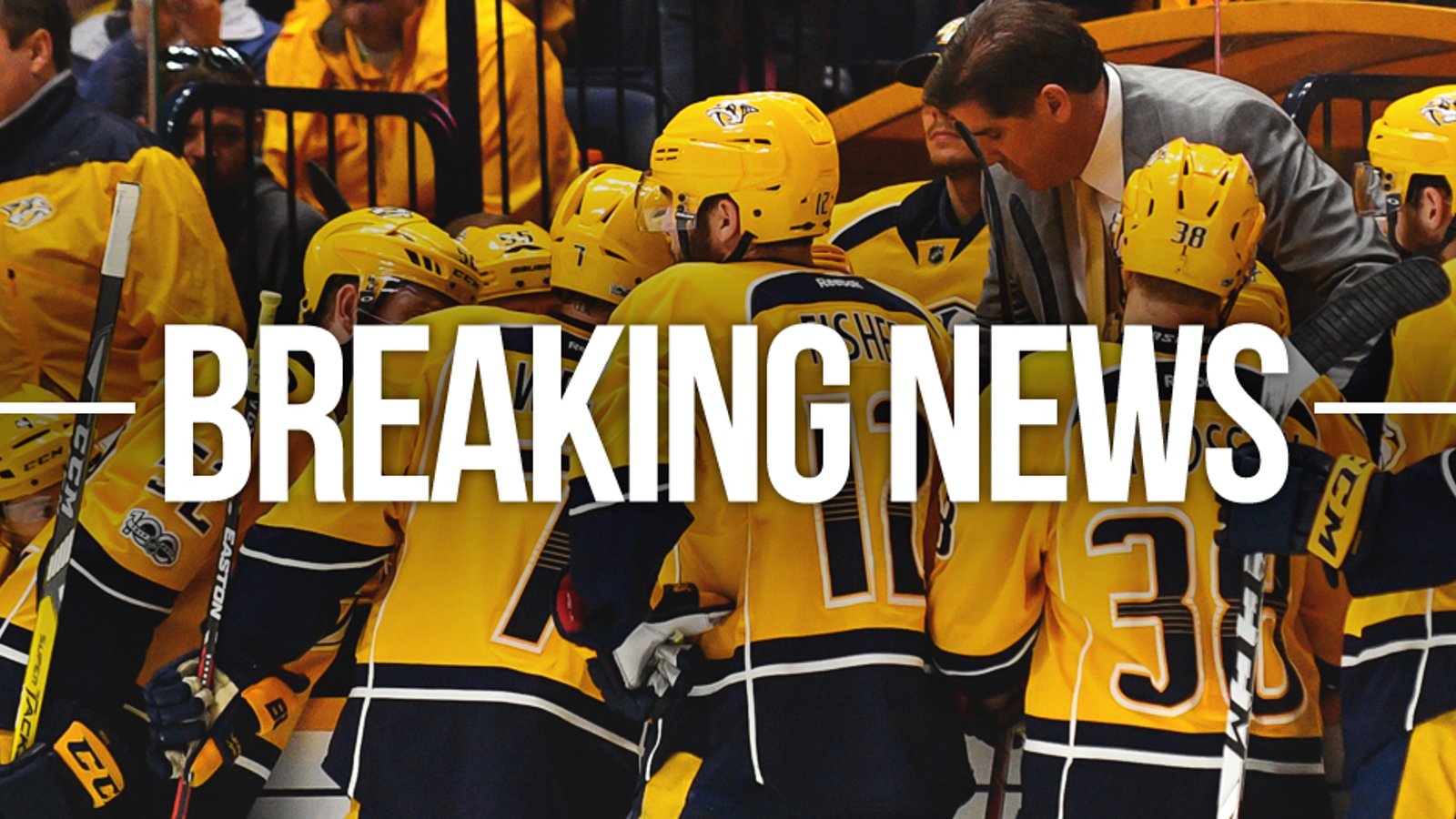 Breaking: Peter Laviolette confirms a major change to his lineup.