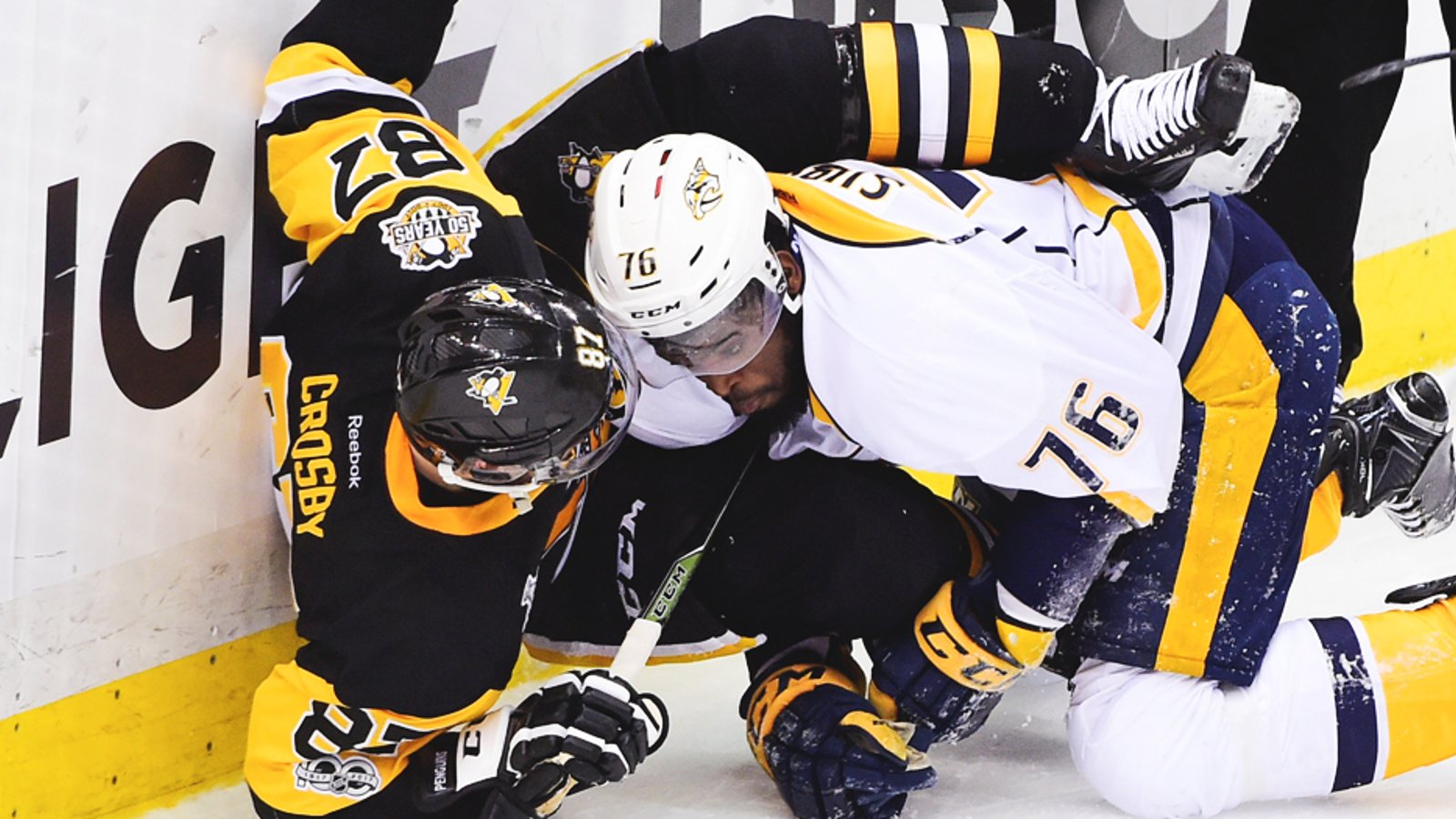 Sidney Crosby reveals why he punched P.K. Subban in the head multiple times in game 5.