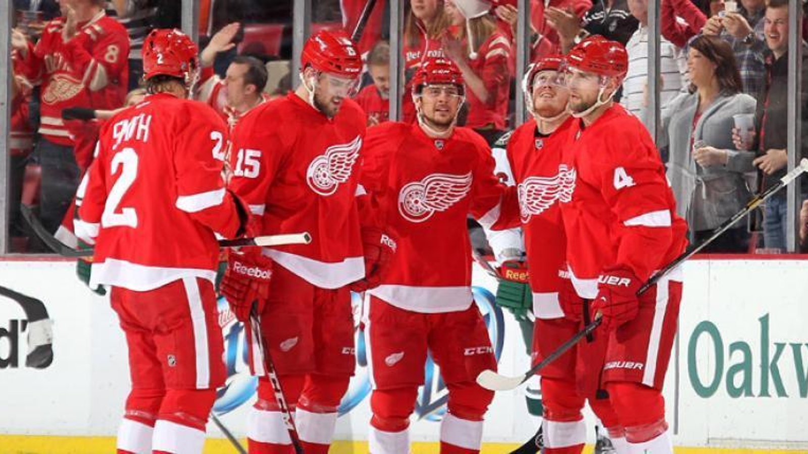 Red Wings rookie told he has made the team in interesting fashion