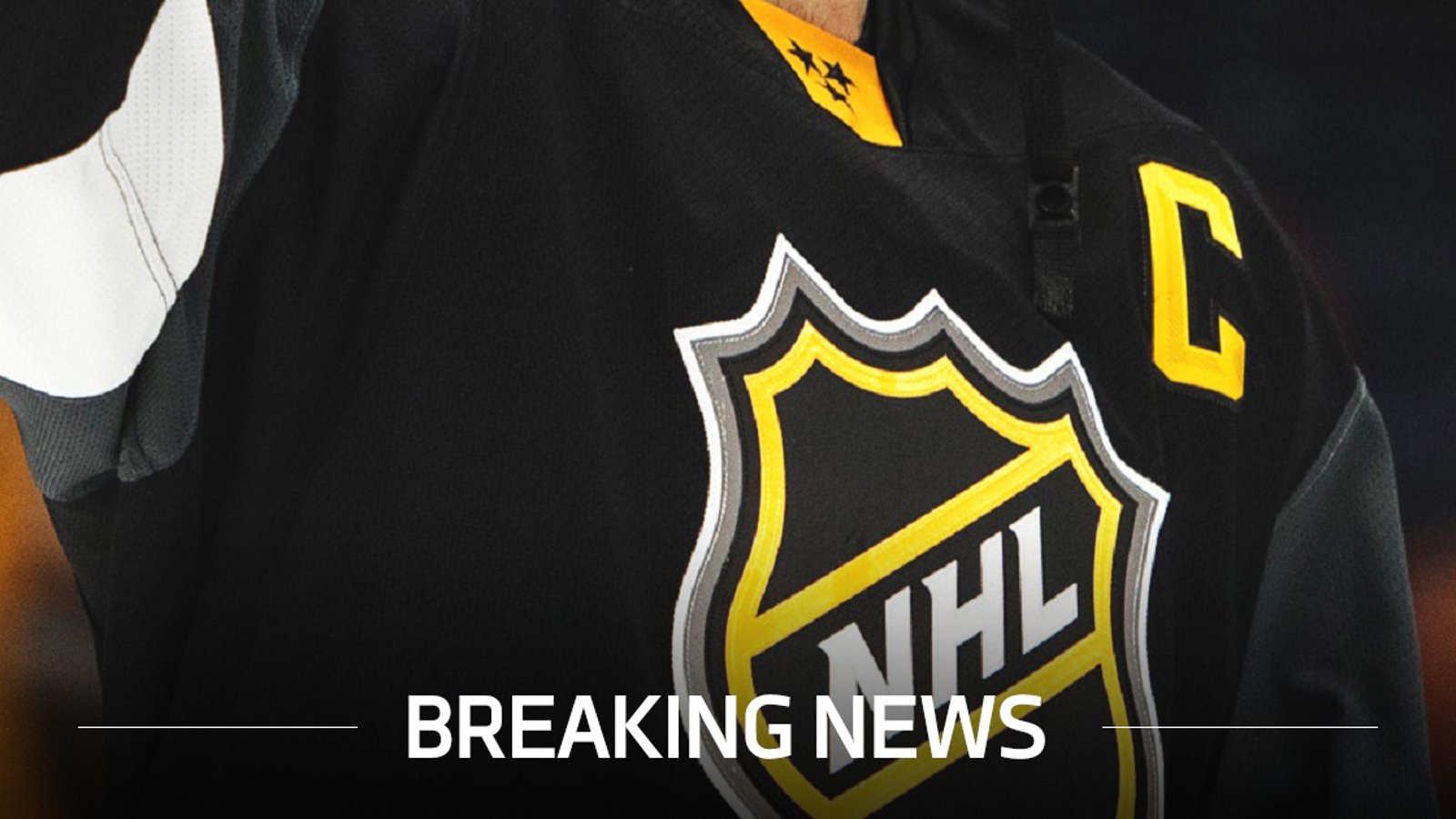 Breaking: NHL captain pulled from the line up at the last second. 