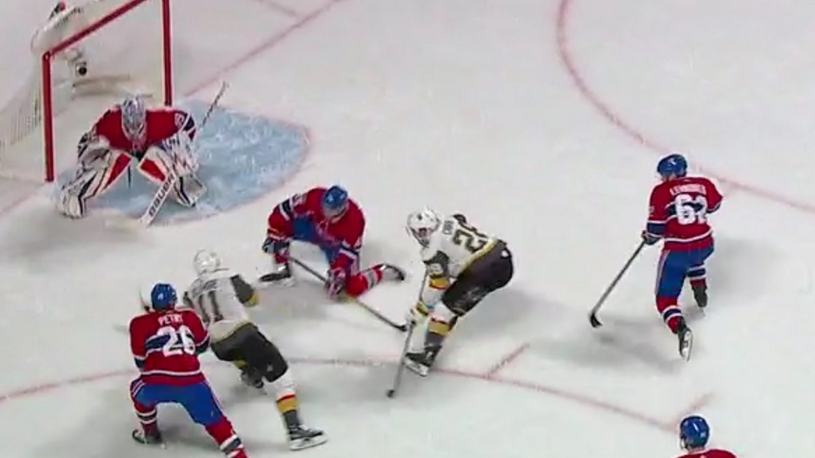 Pierre-Edouard Bellemare absolutely embarrasses the Canadiens. 