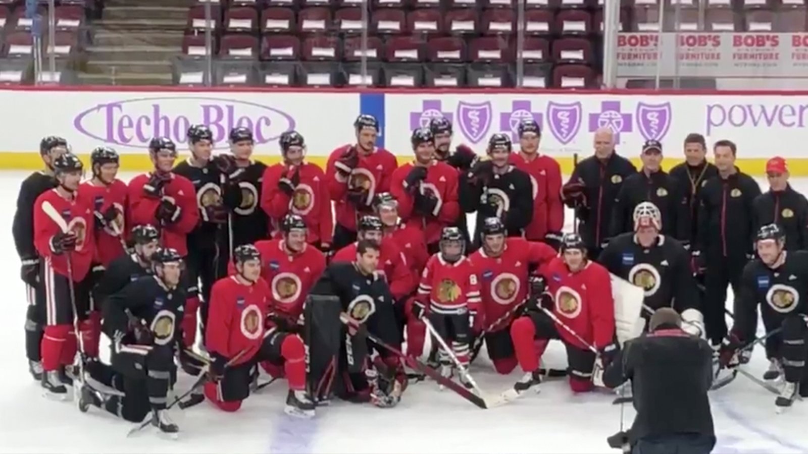 Hawks host Make-a-Wish child during morning practice