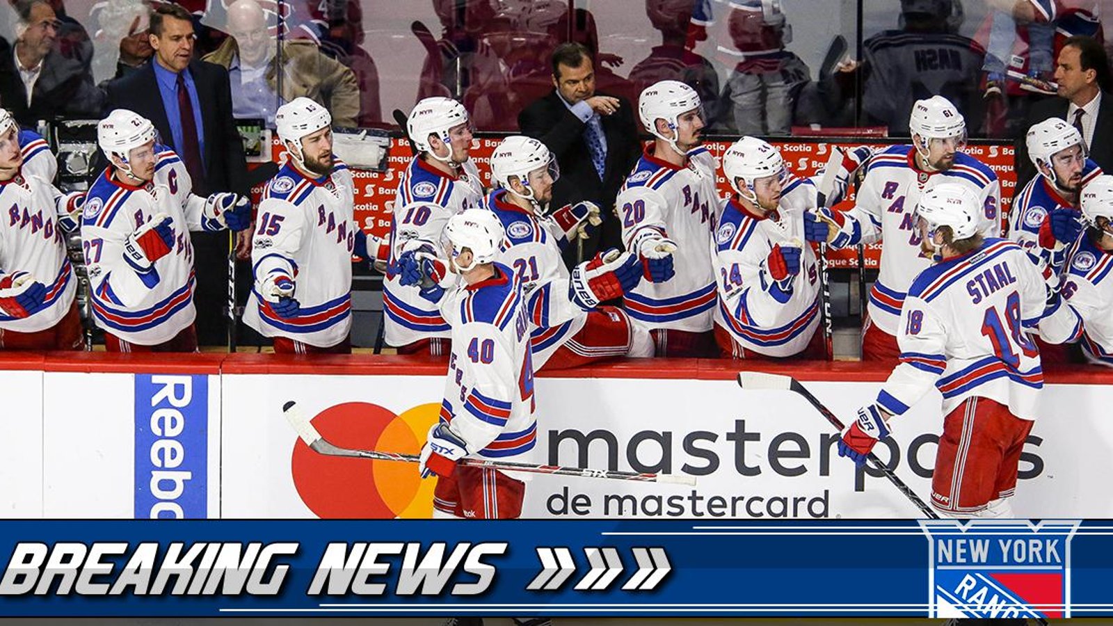 Breaking: Rangers made big lineup change for tonight's game!
