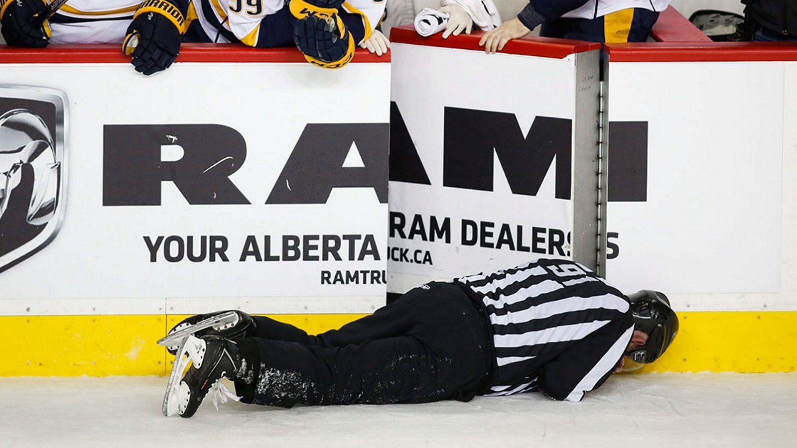 Former Habs prospect suspended after slew-footing a referee. 