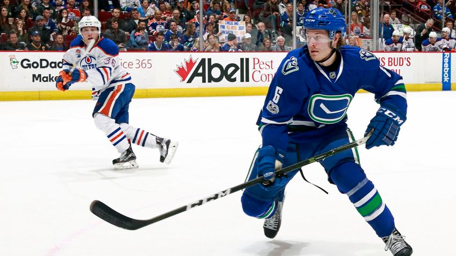Boeser named NHL rookie of month