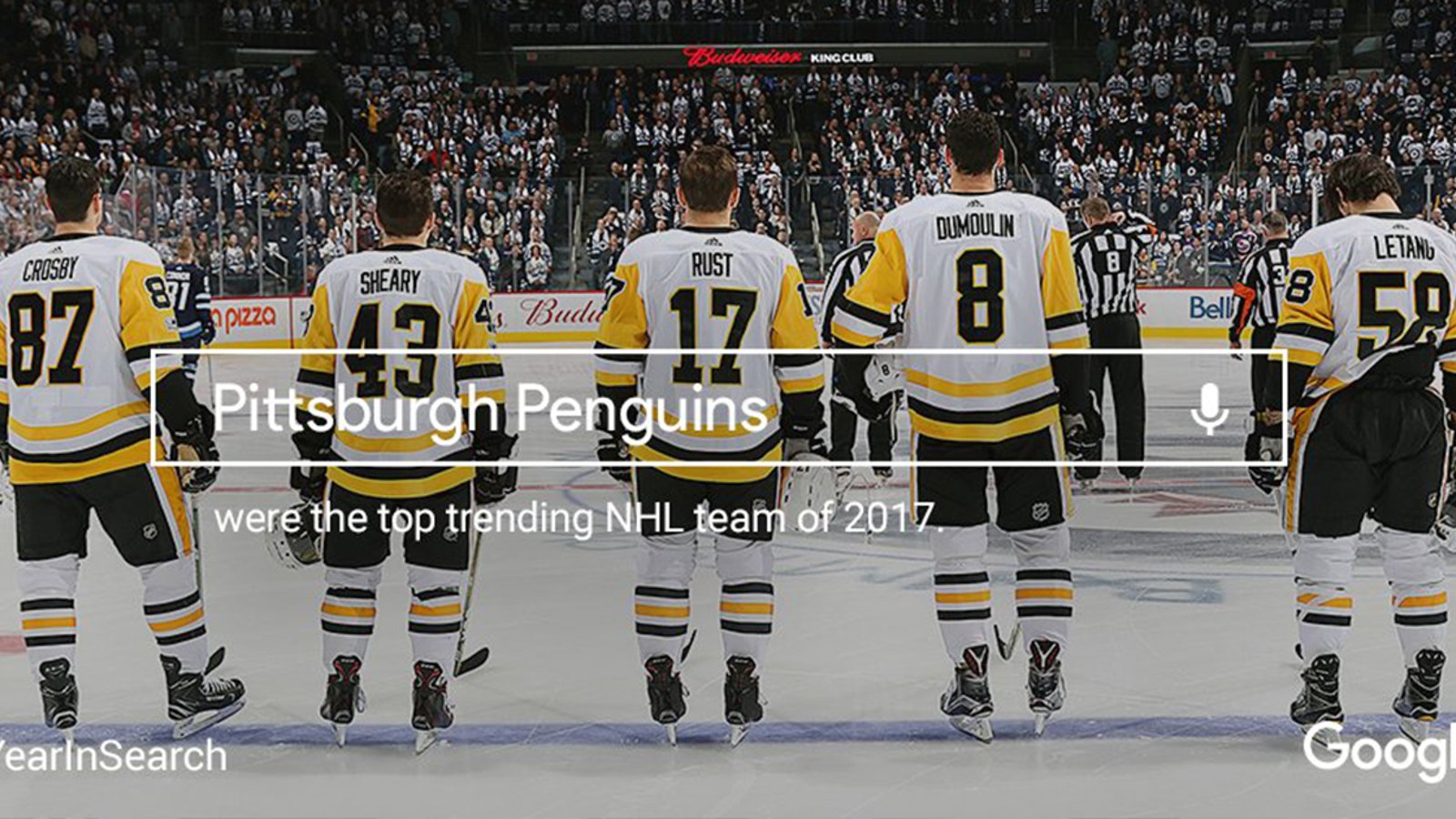 Penguins top Google’s list of most searched NHL teams