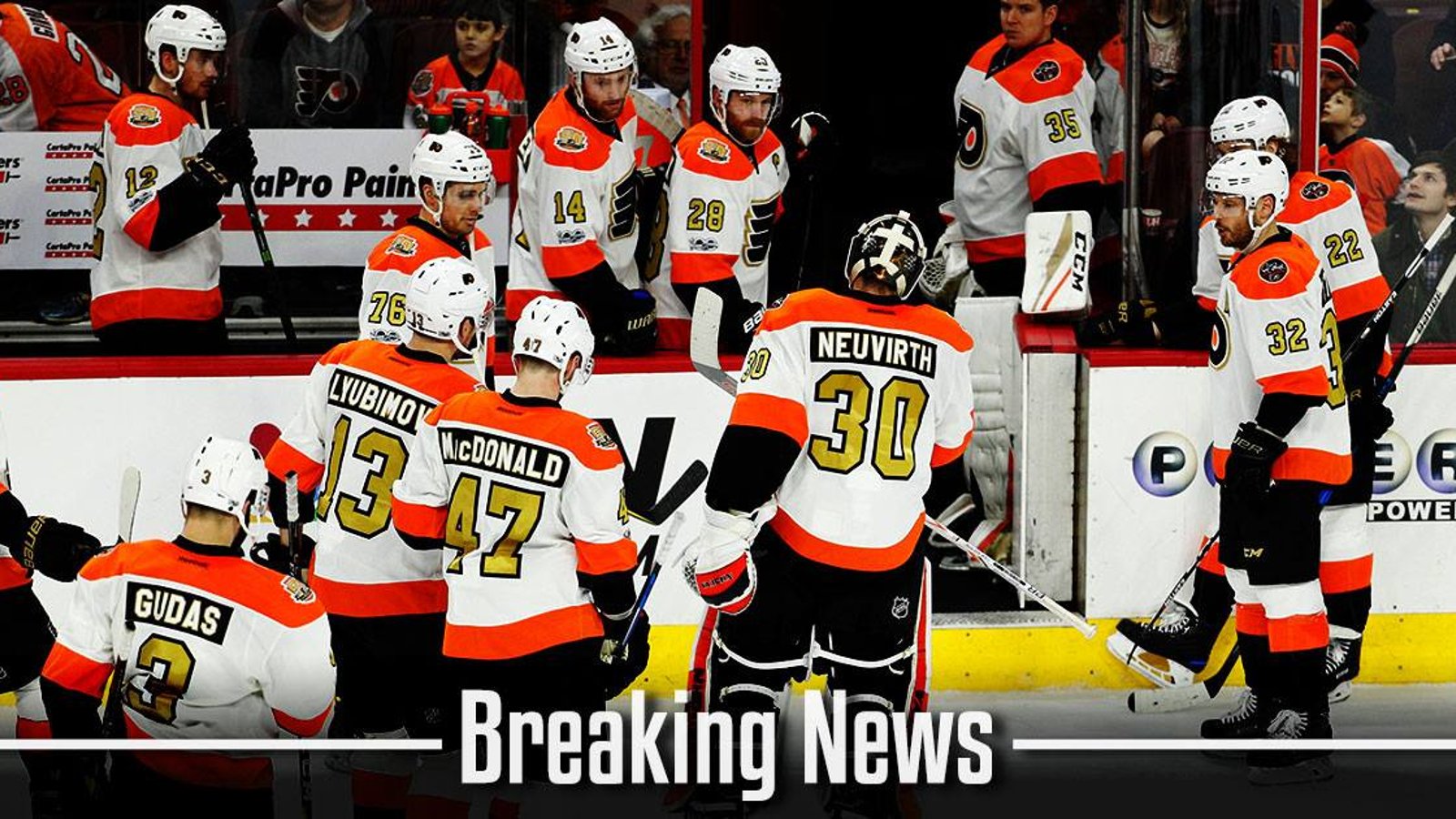 Flyers lose young forward on waivers to rival team.