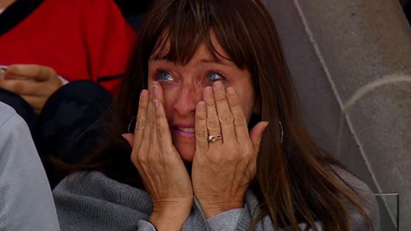 NHL rookie’s parents moved to tears as he scores his first NHL goal