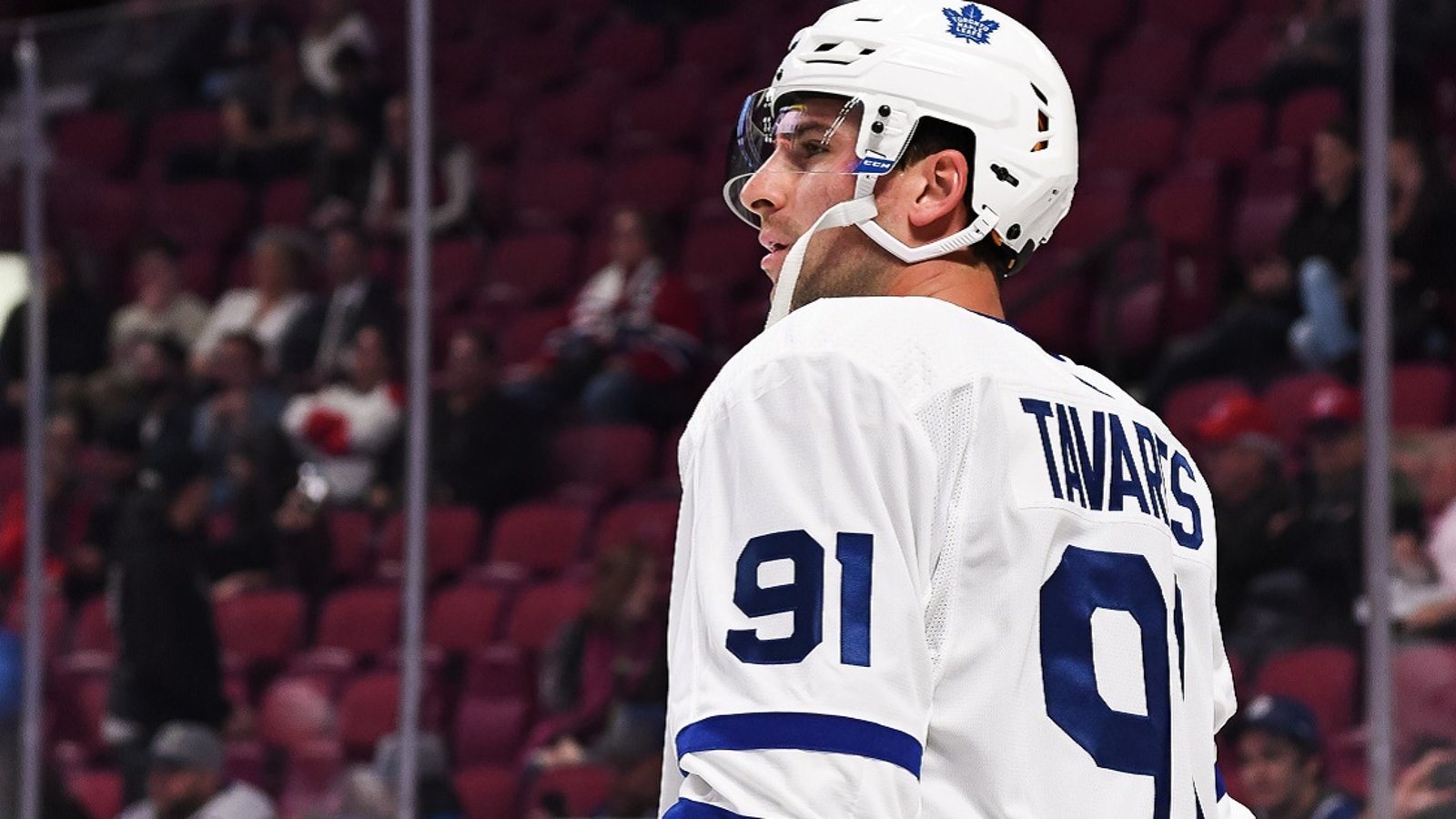 John Tavares records his first hat trick as a member of the Maple Leafs.