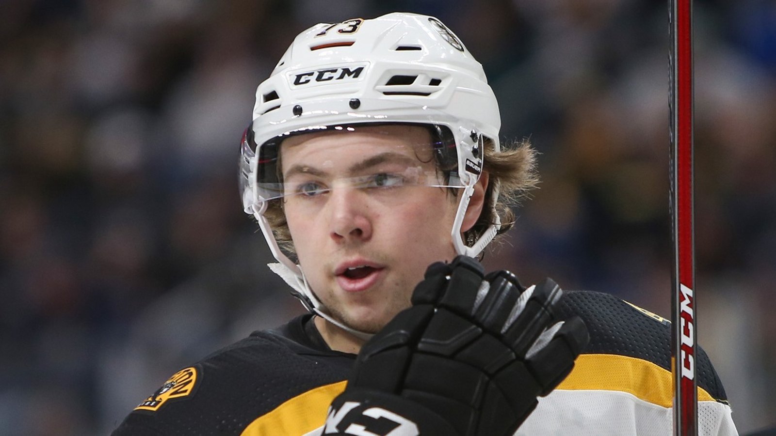 Breaking: McAvoy pulled from the Bruins' line up. 