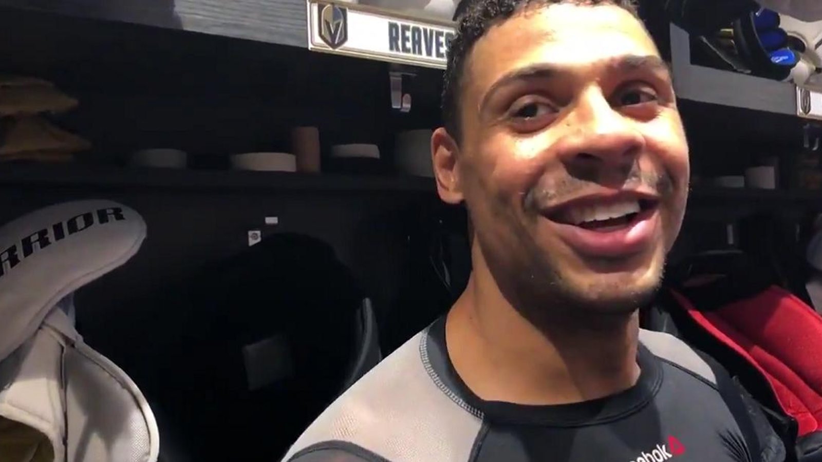Ryan Reaves gives hilarious post game interview after another early season goal.