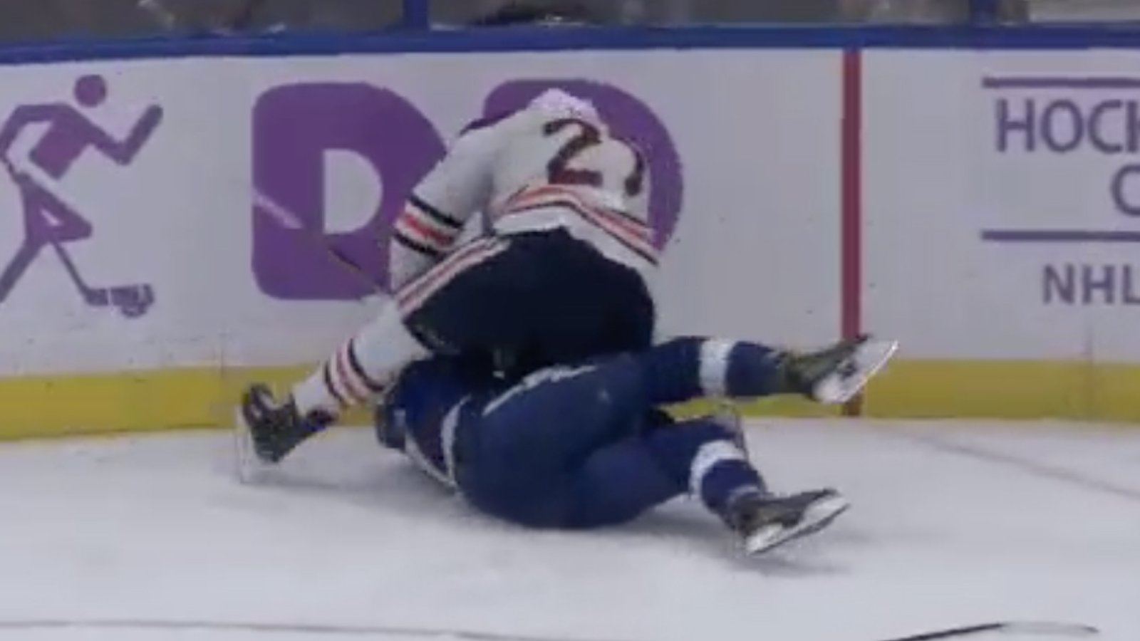 Lucic tracks down star rookie for payback and almost starts a line brawl