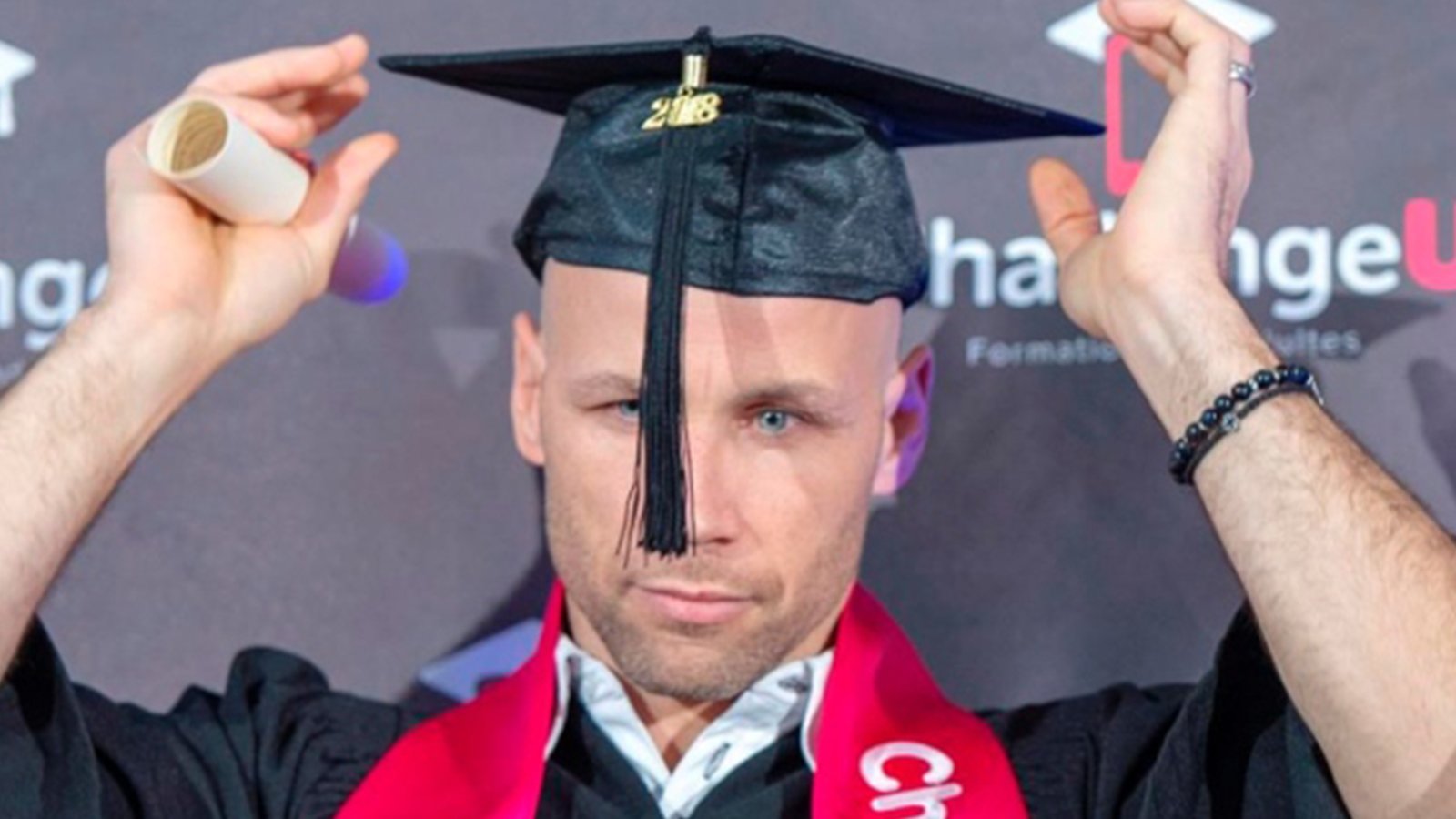 Retired NHLer challenged by UFC legend Georges St. Pierre to graduate high school 22 years after dropping out