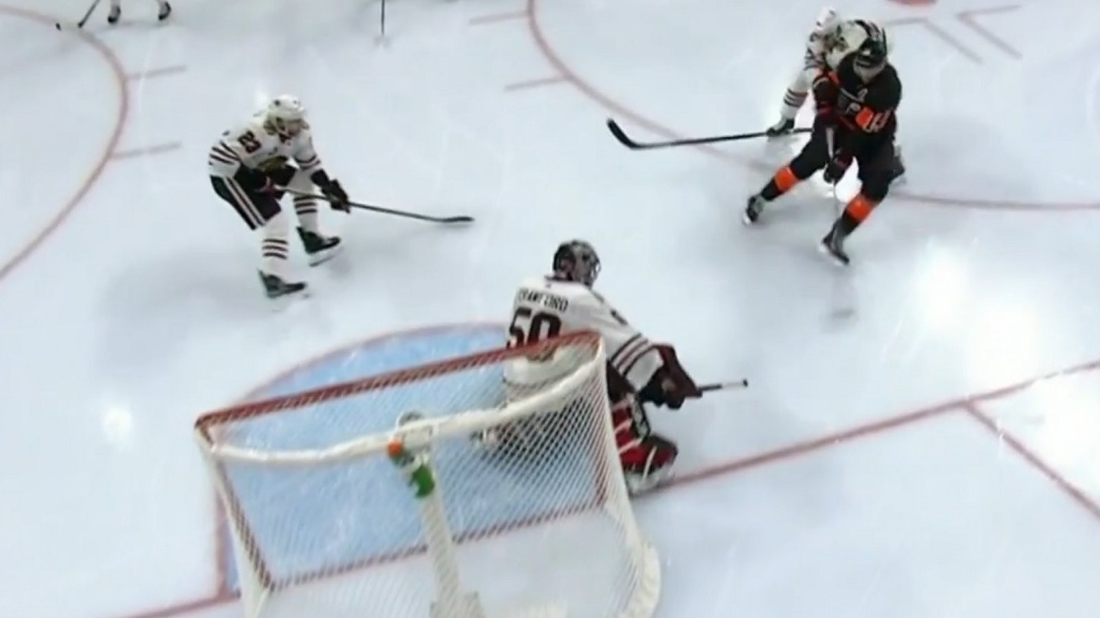 Brandon Manning faces his former team and scores in his own goal.