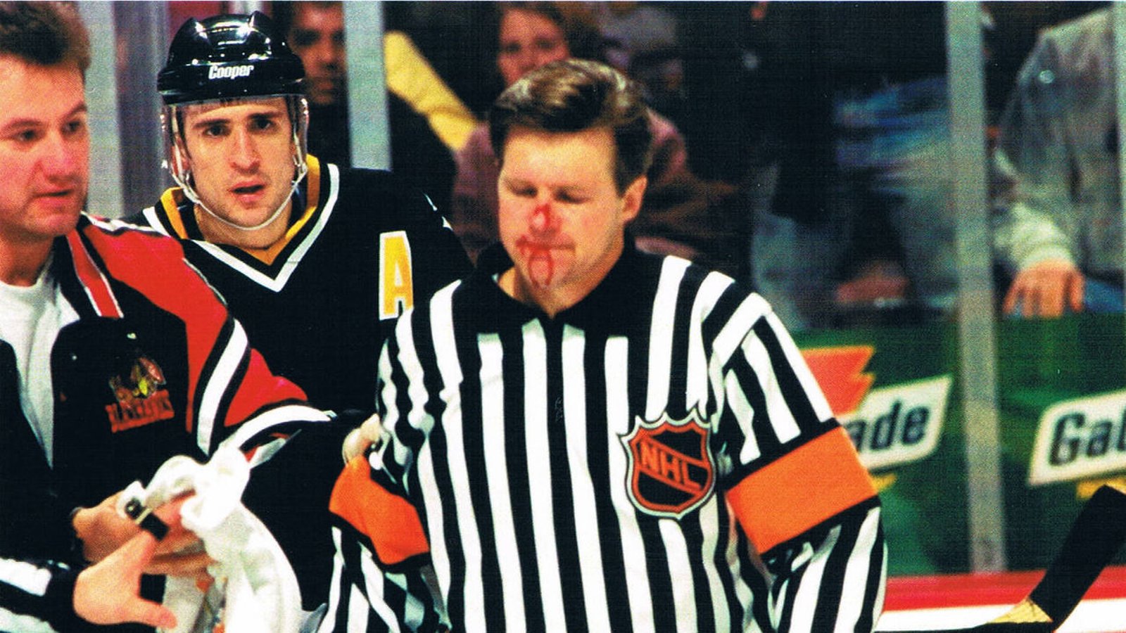 Kerry Fraser recalls how Theo Fleury once challenged him to a parking lot fight