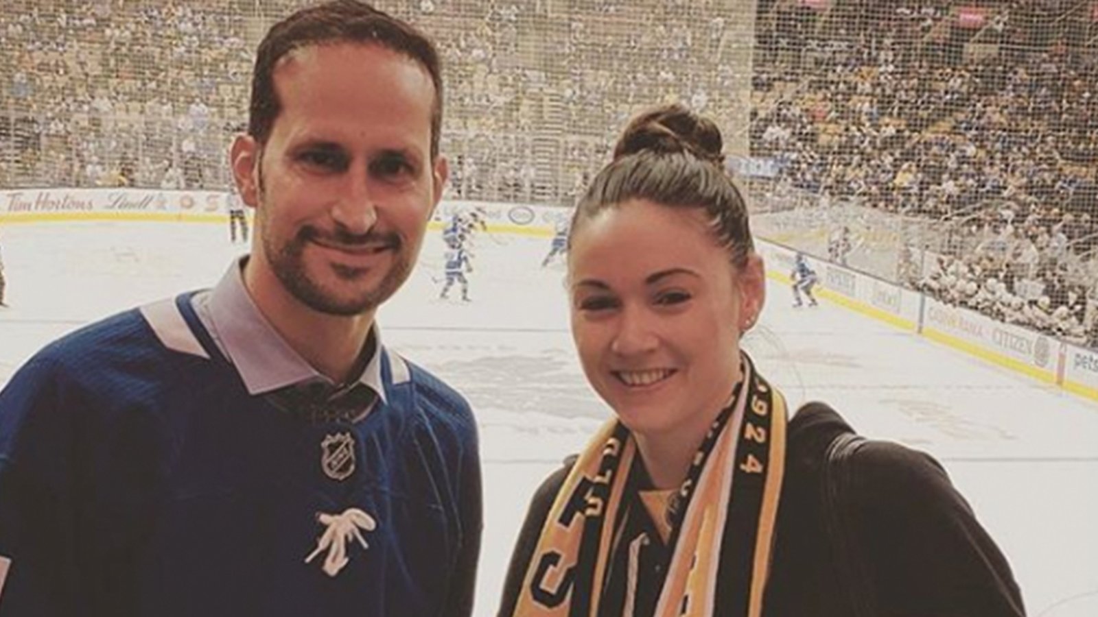 Couple puts their newborn son on the line in epic Leafs vs Bruins bet