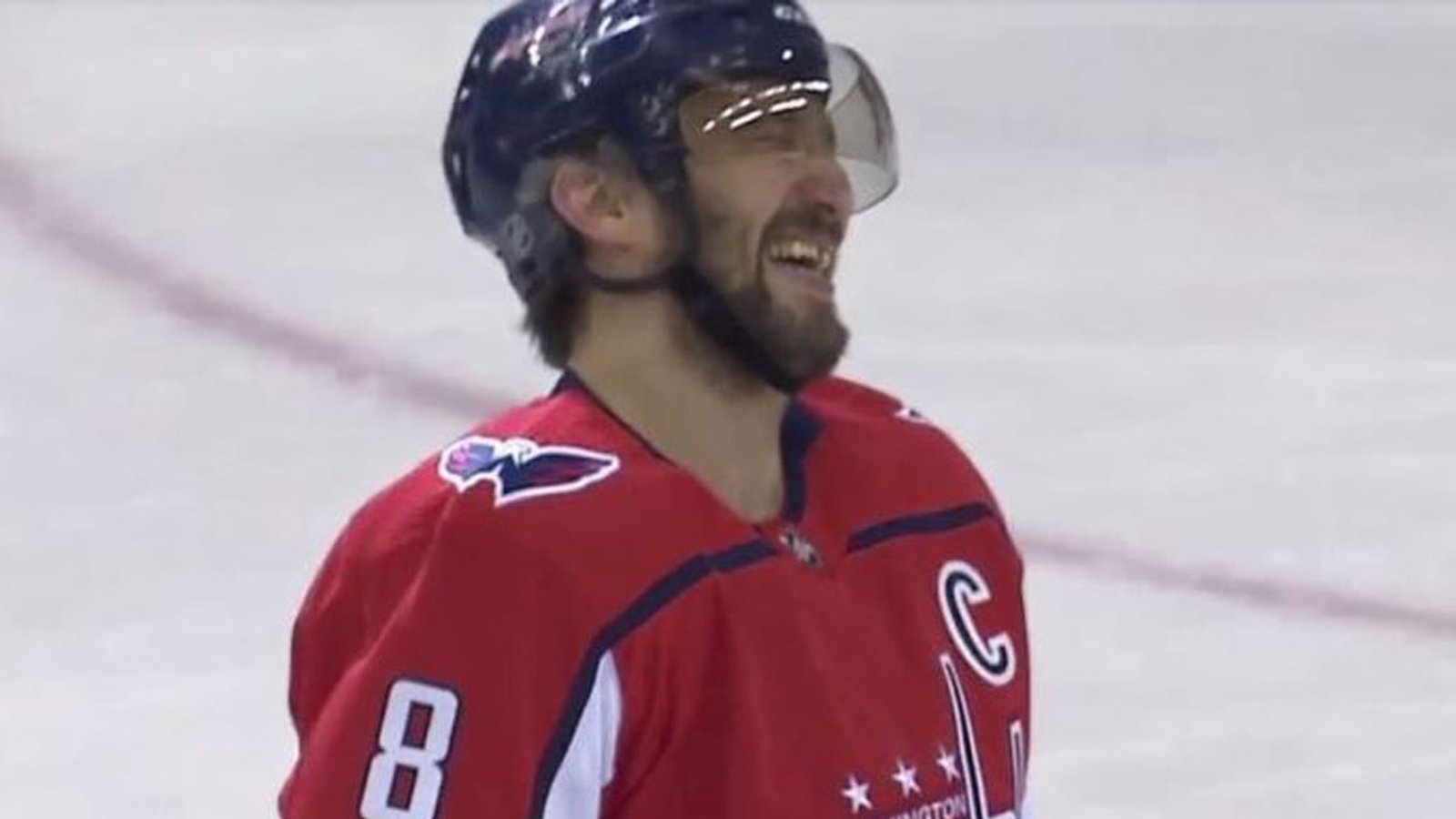 Ovechkin acts like worst captain ever with strangest pre-game ritual