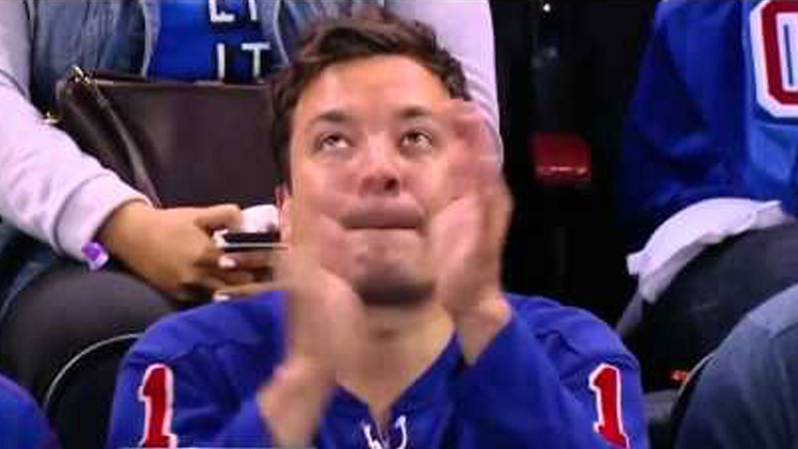 Jimmy Fallon betrayed his beloved Rangers on Tuesday night!